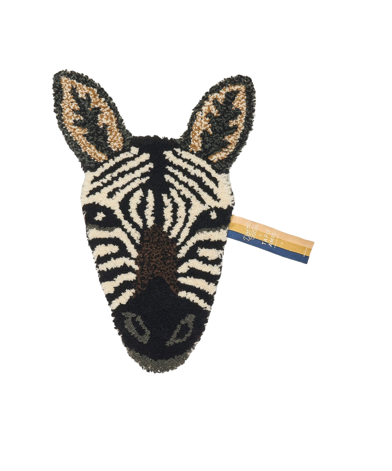 Stripey Zebra vægdekoration - sort